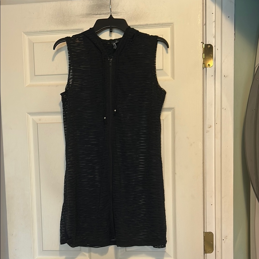 Porto Cruz Black Bathing Suit Cover Up Size Small